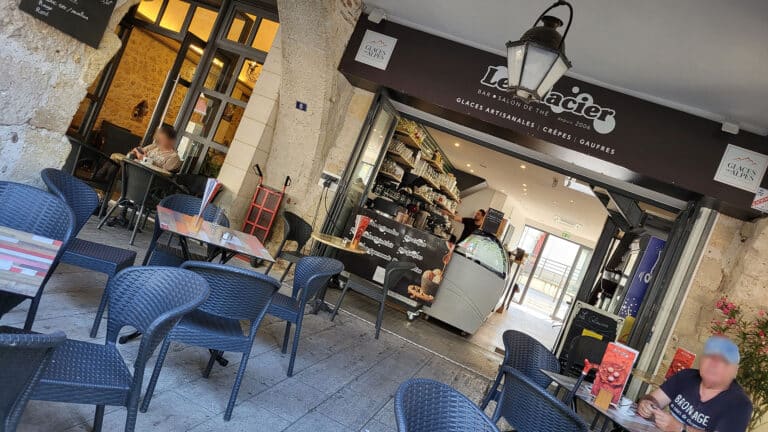 le glacier detail entree